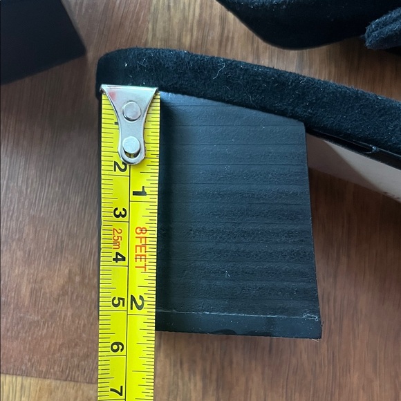 New Chelsea & Violet Black Suede Mules - Picture 12 of 13